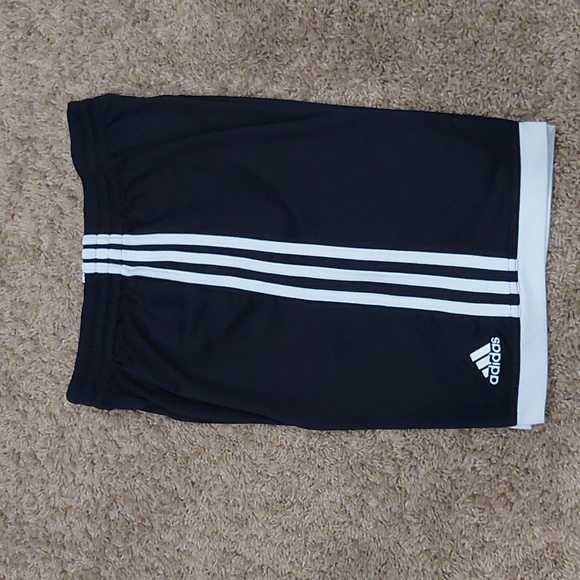 🤑5/$25 ADIDAS 3 Stripe Athletic Shorts L (14/16) - Picture 5 of 6